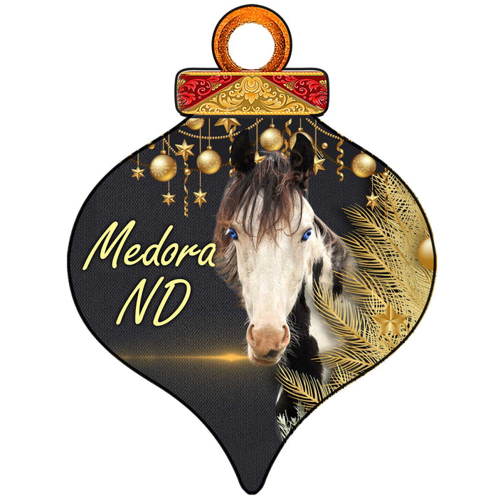 Chasing Horses Wooden ornaments