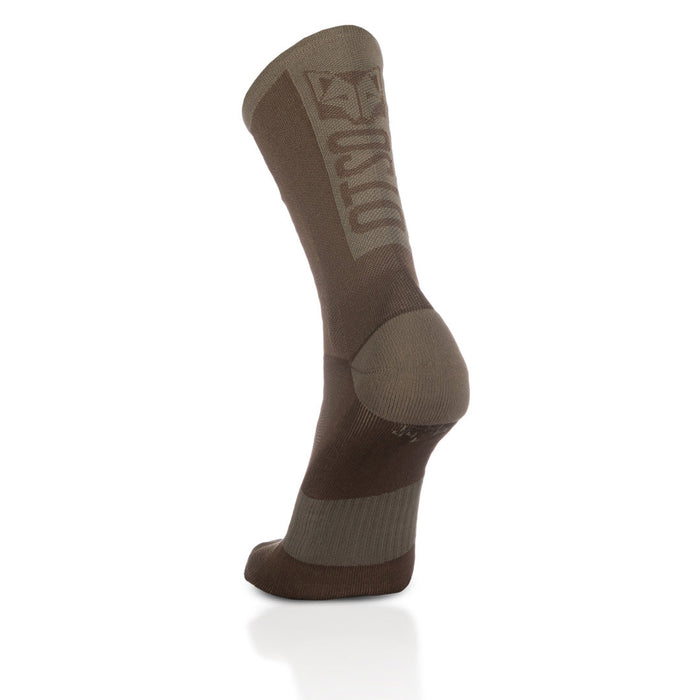 Chaussettes cyclisme hautes - Coffee & Gold
