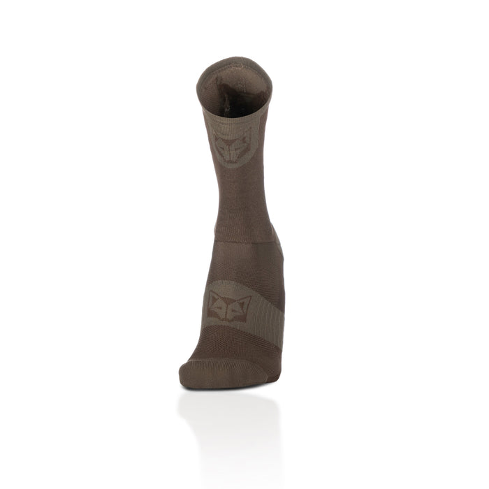 Chaussettes cyclisme hautes - Coffee & Gold