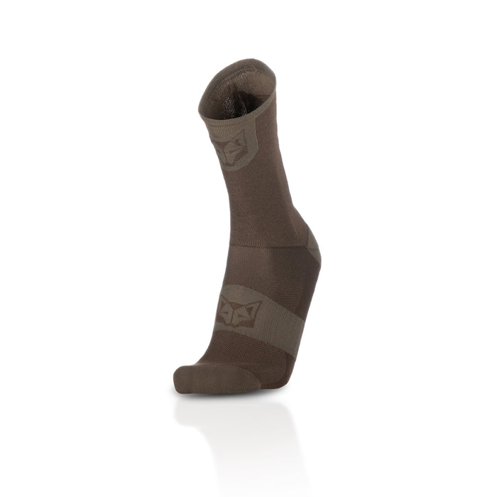 Chaussettes cyclisme hautes - Coffee & Gold
