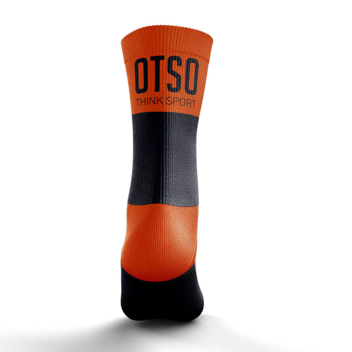 Chaussettes Multisport mi-haute - Black & Fluo Orange