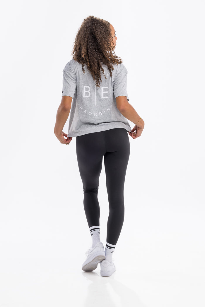 Chill Mode Tee - Heather Grey