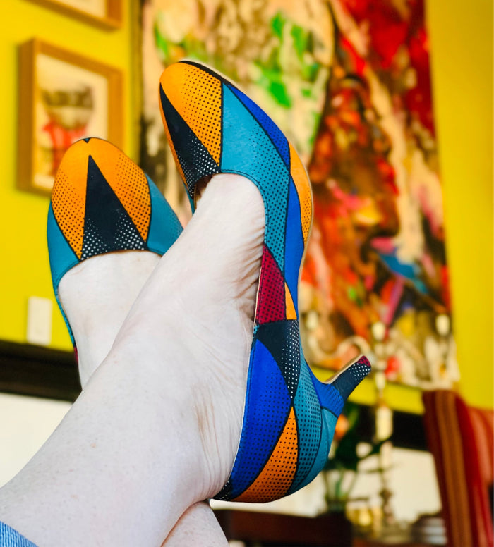 Chitenge Heels