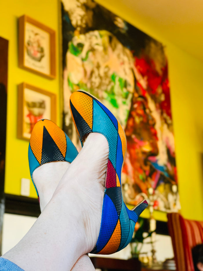 Chitenge Heels