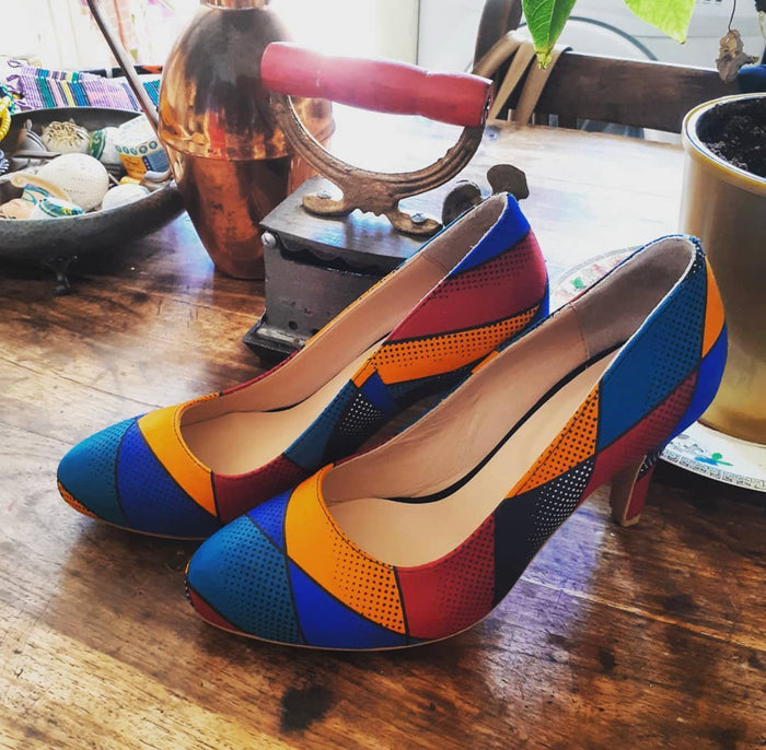 Chitenge Heels