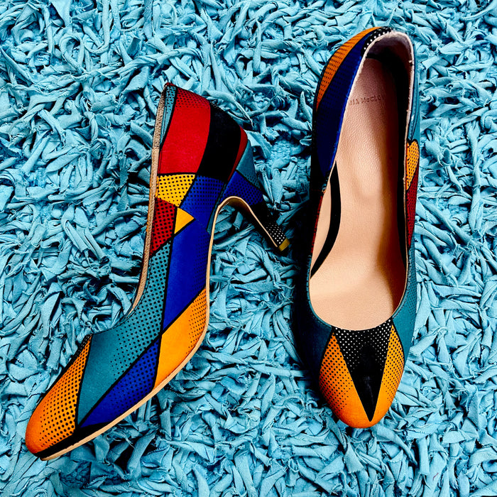 Chitenge Heels