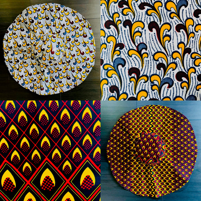 Yellow & White - Sun Hat