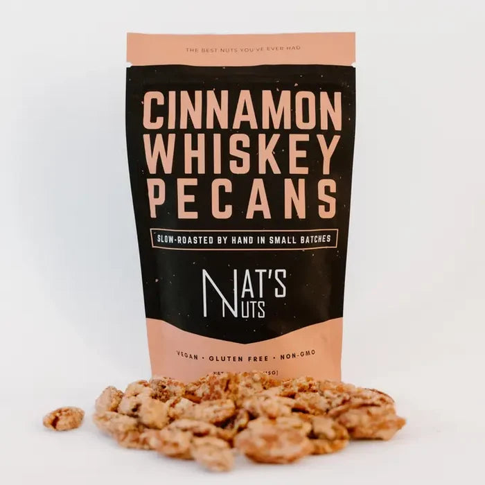 Cinnamon Whiskey Pecans