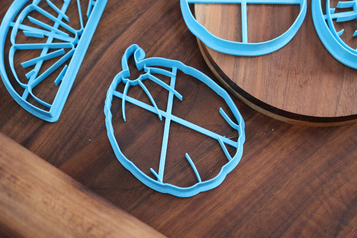Citrus Fruit Cookie Cutters - Lemon Slice, Lemon Lime, Orange, Papeda, Tangelo - Fruit Cookie Cutters