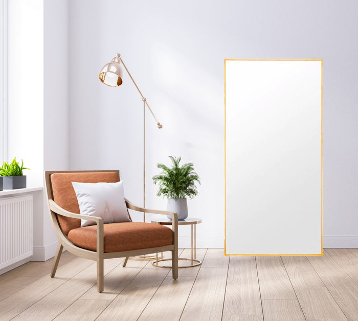 Stella Leaner Mirror in a living room