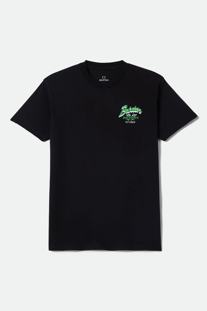 Men's Clemont Standard T-Shirt in the color Black - Front Product View