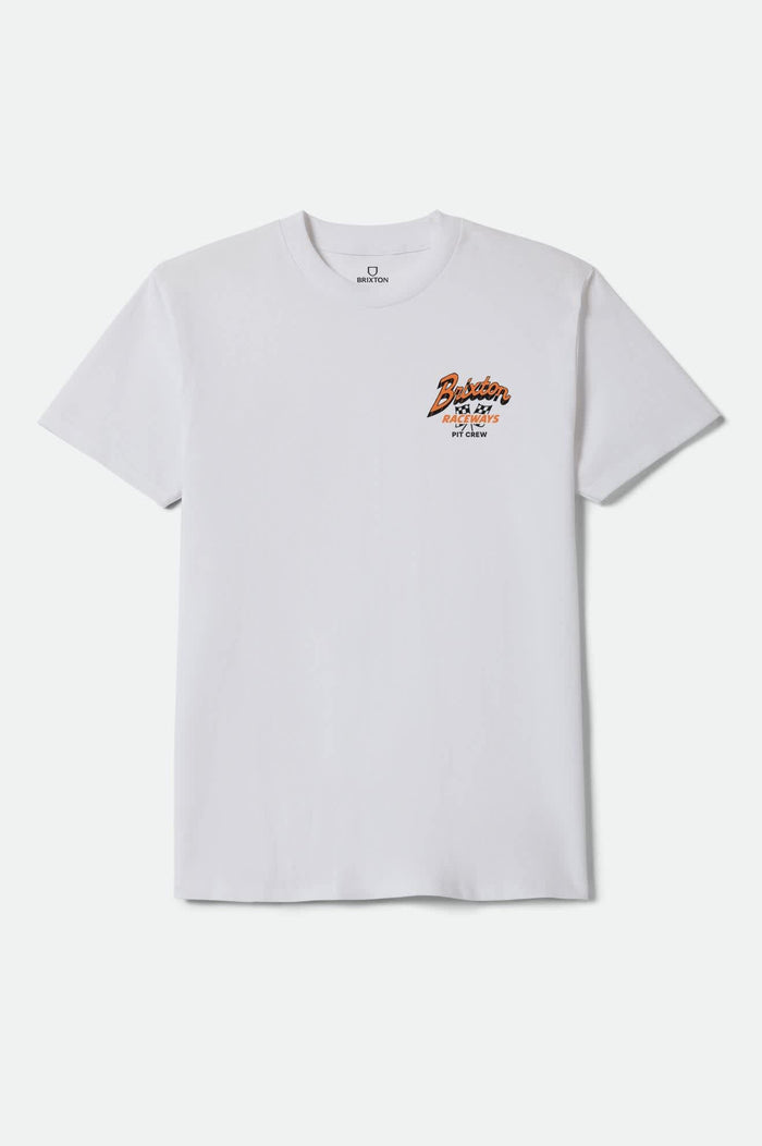 Men's Clemont Standard T-Shirt in the color White - Front Product View