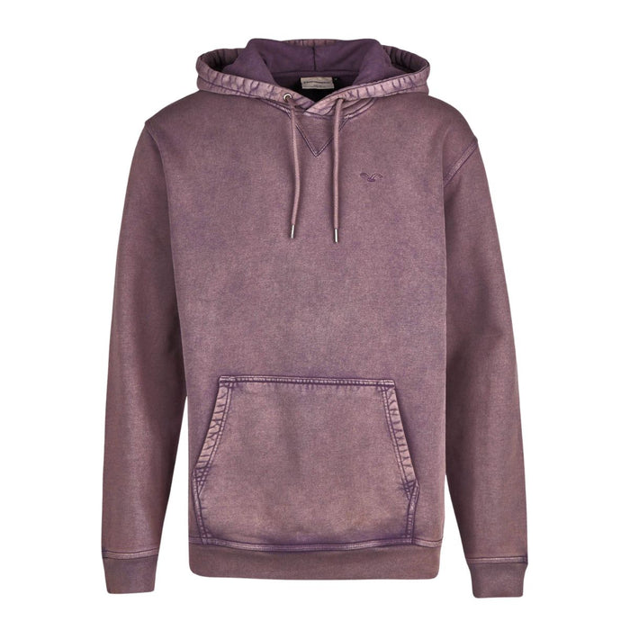 Cleptomanicx Ligull Washed Boxy Hoodie Plum Perfekt