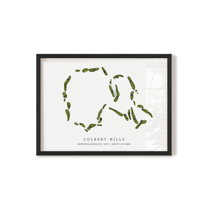 Colbert Hills | Golf Course Map | Black+Frame