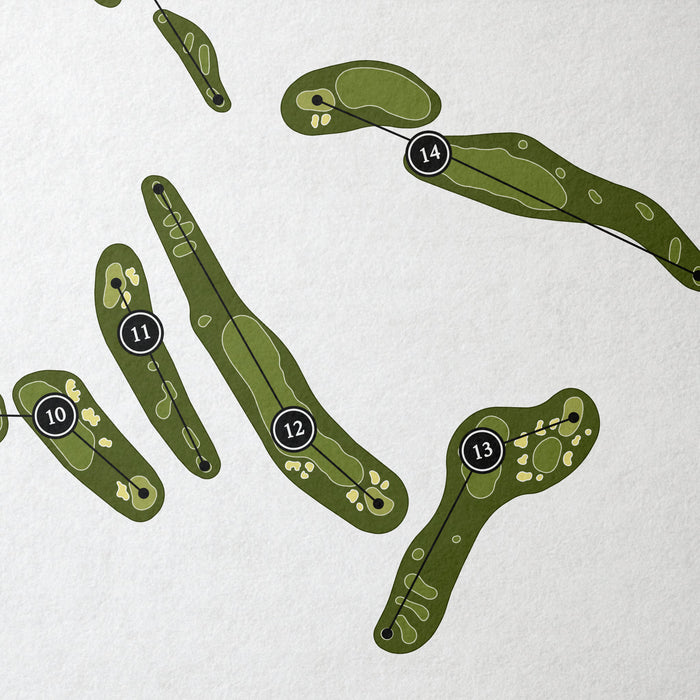 Colbert Hills | Golf Course Map | Close+Up