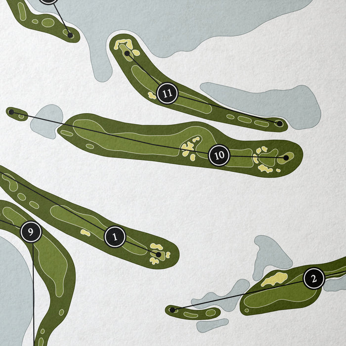 Colleton River Club - Nicklaus Course | Golf Course Map | Close+Up