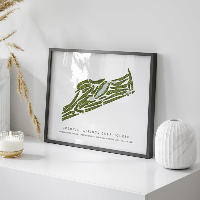 Colonial Springs Golf Course | Golf Course Map | On Table