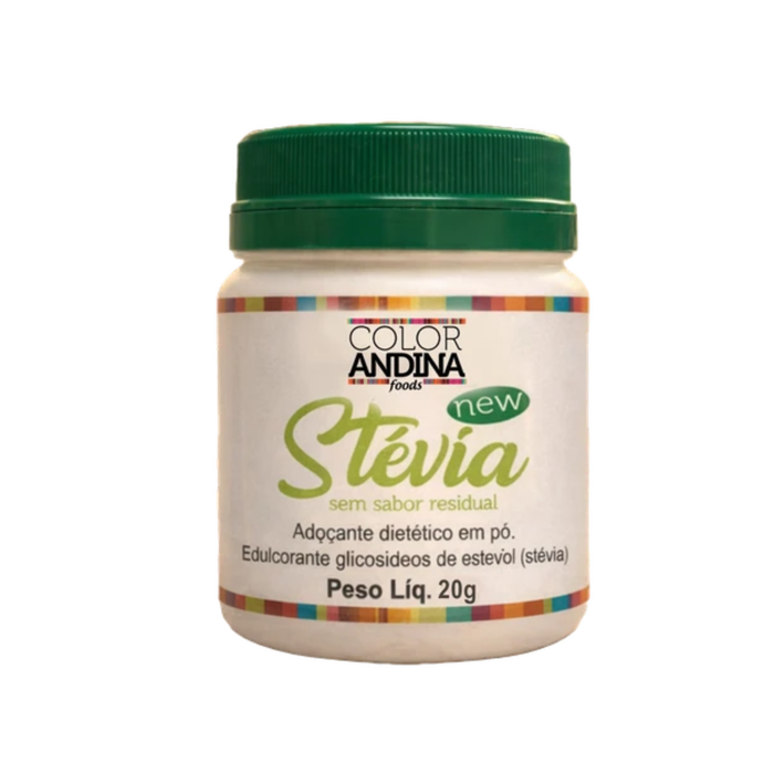 COLOR ANDINA | Adoçante Stevia NOVO (20 Gramas)