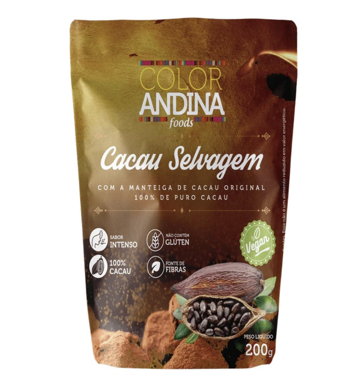 COLOR ANDINA | Cacau Selvagem 100% puro (200 gramas)