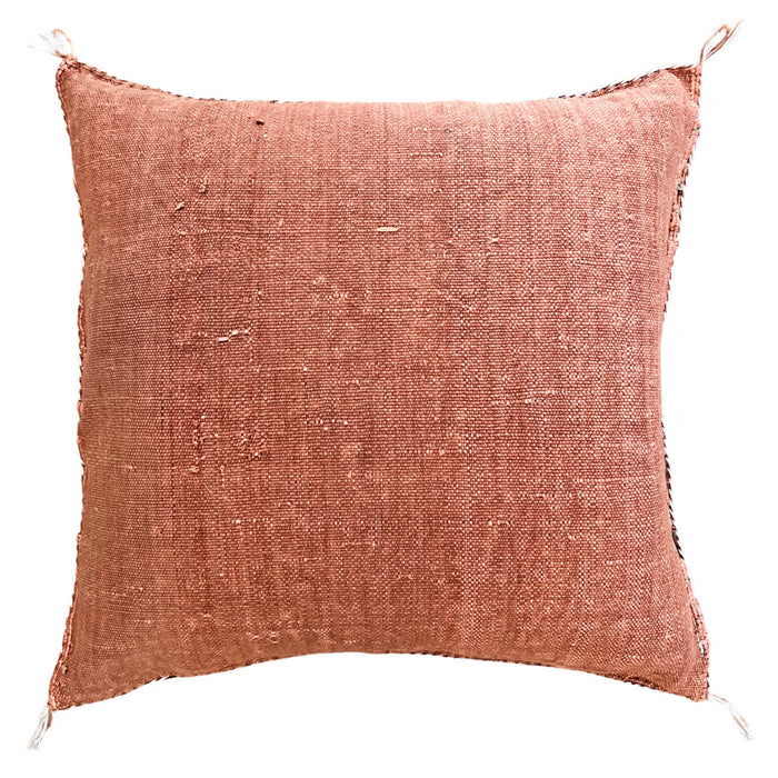 Copper V Moroccan Sabra Cactus Silk Pillow