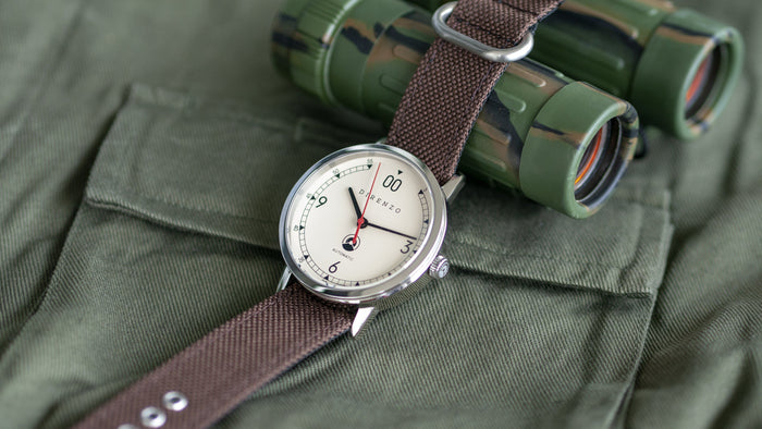 vario cordura single pass watch strap microbrand watch