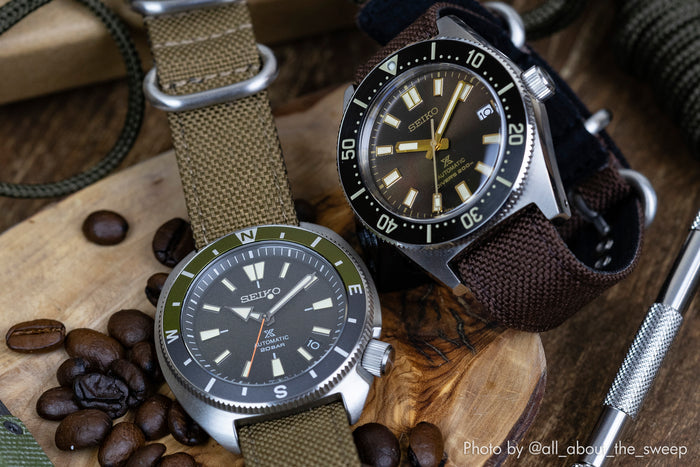 Seiko Prospex on Vario Cordura watch strap