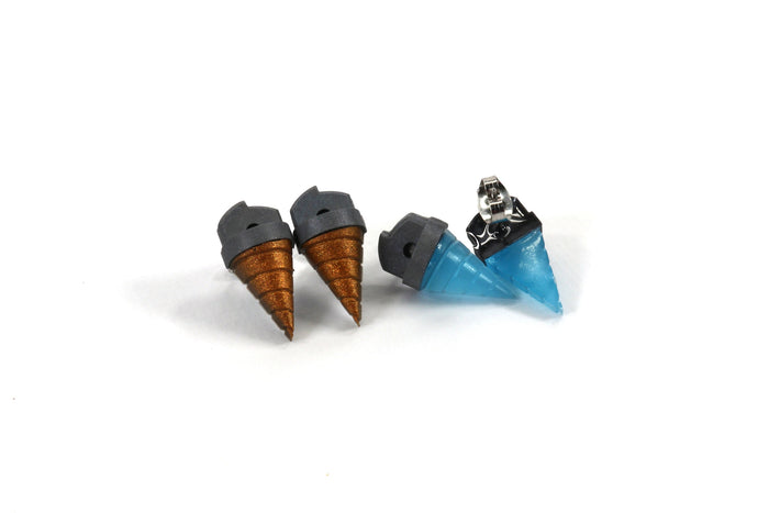 Gurren Lagann Earrings Core Drill -Stainless Steel Studs- Core Drill- Anime gifts for Tengen Toppa Gurren Lagann