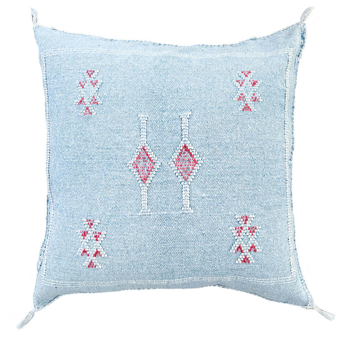 Cornflower XXIV Moroccan Cactus Silk Pillow