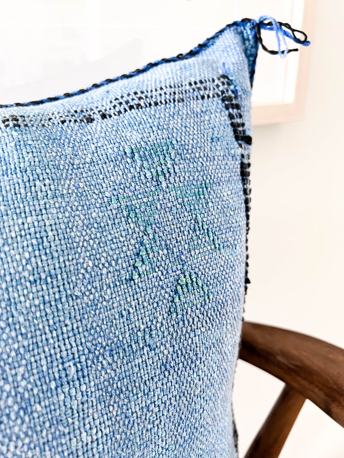Cornflower XXIX Moroccan Cactus Silk Pillow