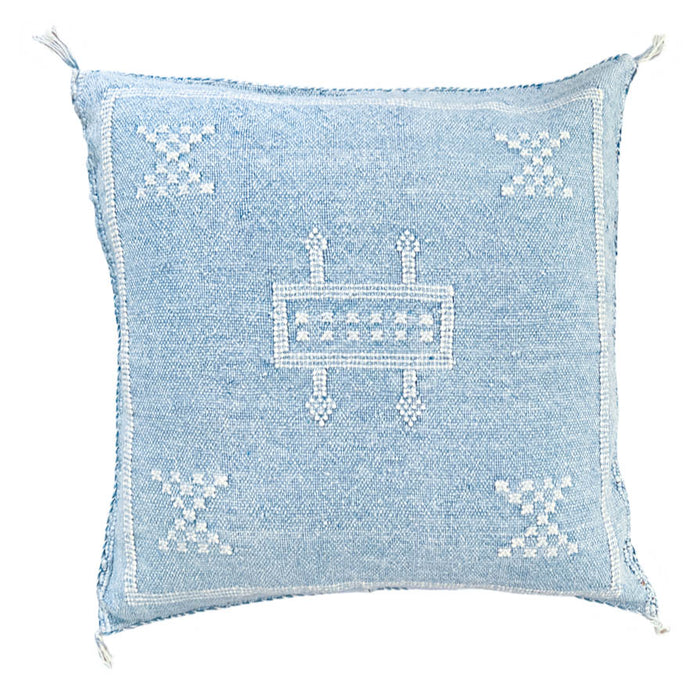 Cornflower XXV Moroccan Cactus Silk Pillow