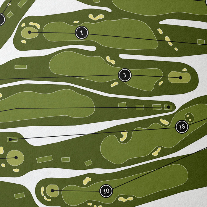 Country Club of Mobile | Golf Course Map | Close+Up