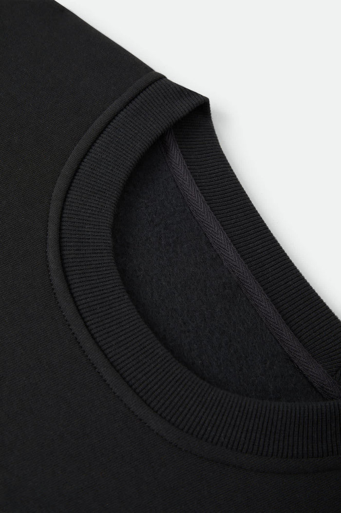 Men's Covall Crew in the color Black - Additional Laydown image