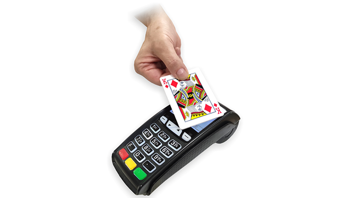 Credit Card Holder (Made from real Bicycle cards) by Joker Magic