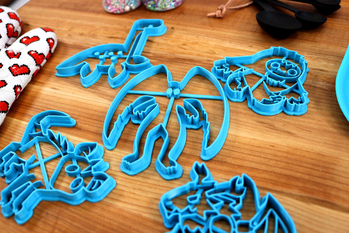 Cryptid Cookie Cutters Set 1 - Sasquatch, Mothman Big Foot, Loch Ness Monster Chupacabra, Jersey Devil