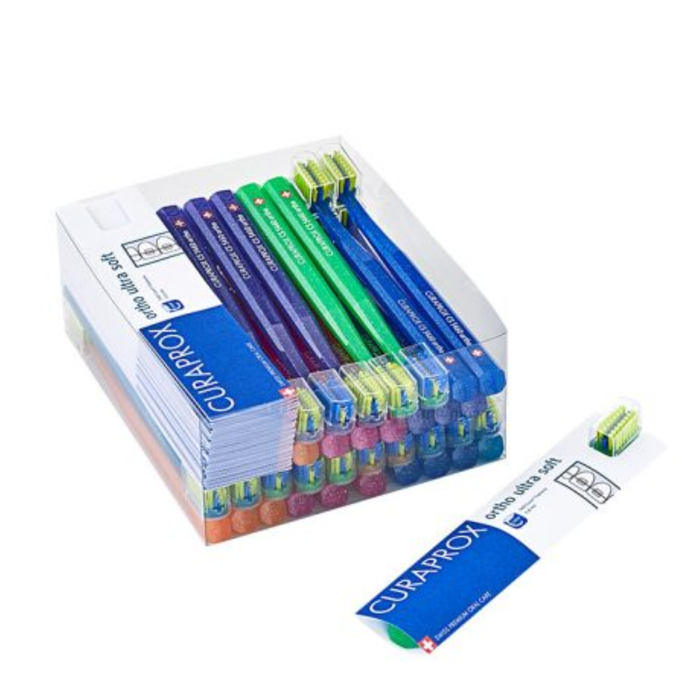 Curaprox CS Ortho Ultra Soft Toothbrushes – Chairside Box (36pcs)
