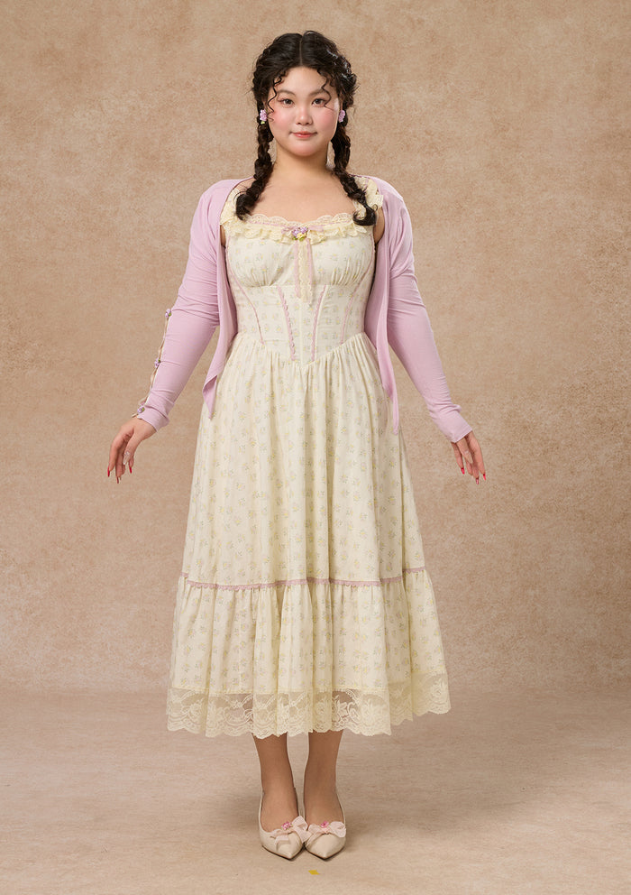 Curve&Plus Cream Clove Dress
