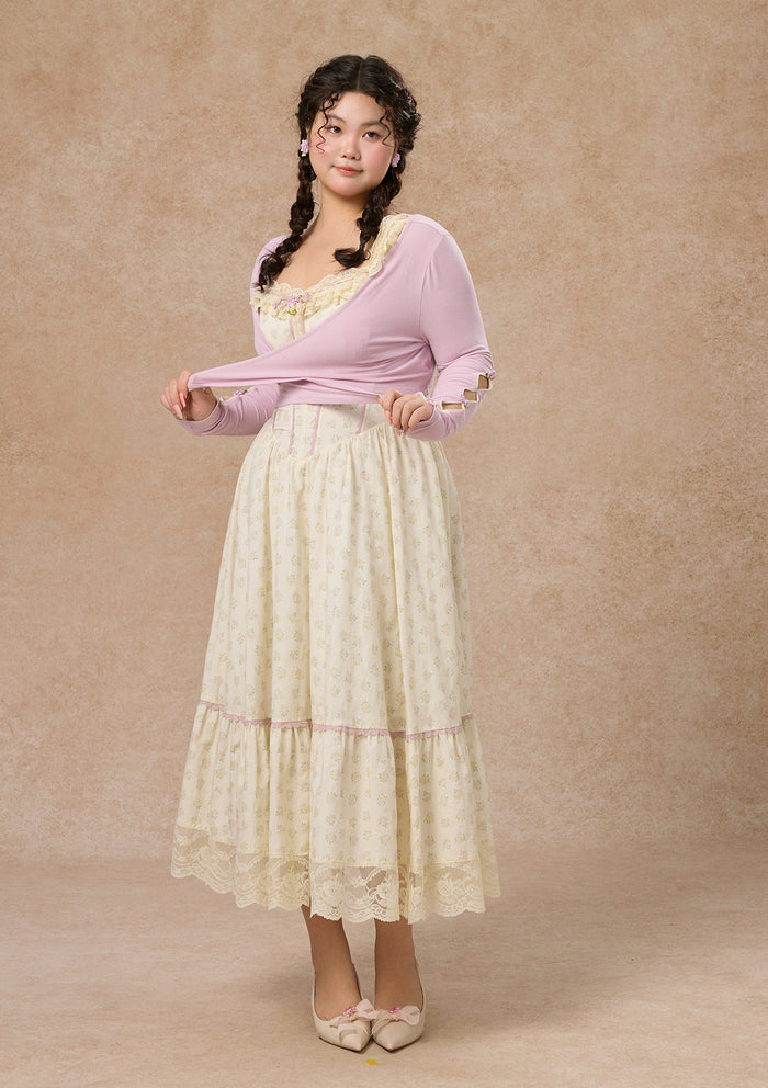 Curve&Plus Cream Clove Dress