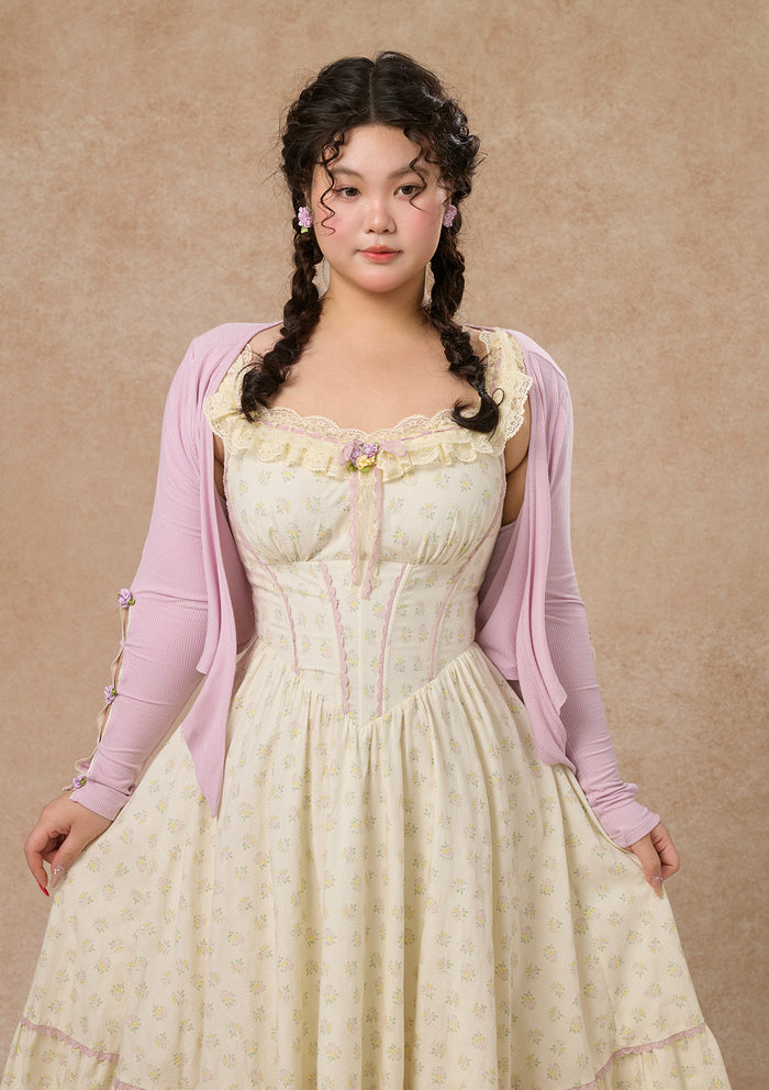 Curve&Plus Cream Clove Dress