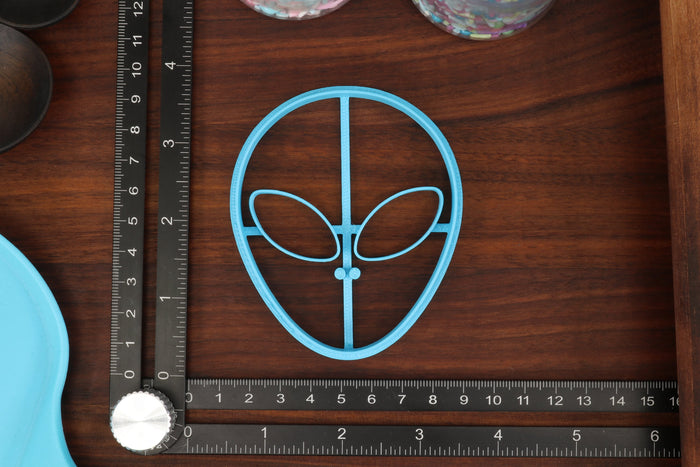 Cute Aliens Cookie Cutters, Set 1 - UFO Cookie Cutter, Alien Abduction, The Greys, Grey Alien Face, I Want to Believe