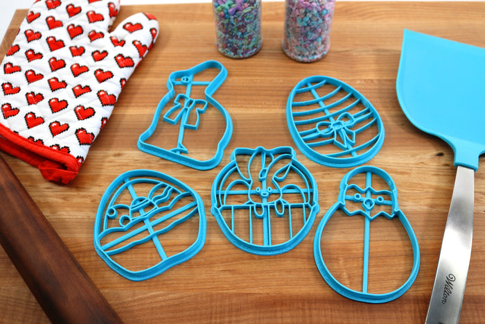 Cute Easter Cookie Cutters - Easter Bunny, Chocolate Bunny, Easter Egg, Easter Basket - Gift for Easter