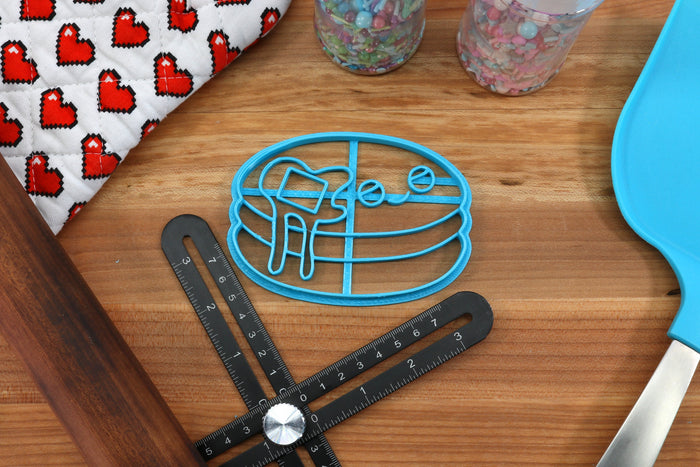 Cute Food Cookie Cutters - Teacup Cookie, Pancake Cookie, Muffin Cookie, Hot Chocolate Cookie, Egg Toast Cookie