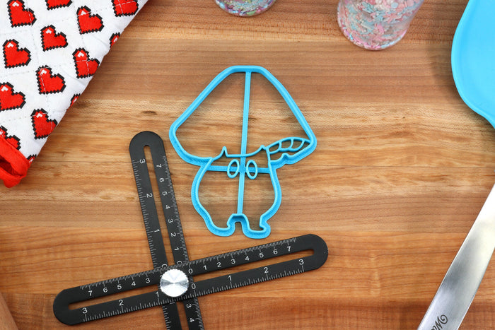 Cute Mushroom Cookie Cutters - Amanita, Chantrelle Pair, Sorrel Standing, Sleepy Oyster Mushroom, Deadly Nightblade - Forager Gift