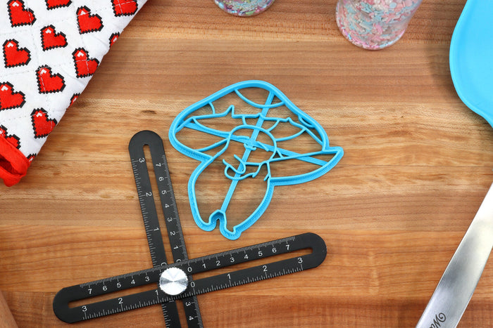 Cute Mushroom Cookie Cutters - Amanita, Chantrelle Pair, Sorrel Standing, Sleepy Oyster Mushroom, Deadly Nightblade - Forager Gift
