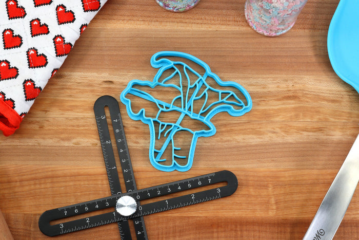 Cute Mushroom Cookie Cutters - Amanita, Chantrelle Pair, Sorrel Standing, Sleepy Oyster Mushroom, Deadly Nightblade - Forager Gift