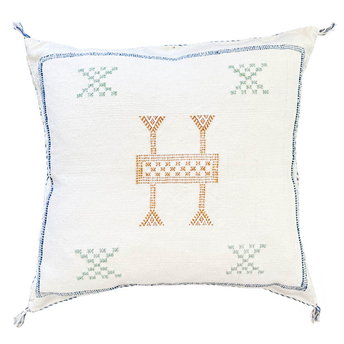 Daisy II Moroccan Cactus Silk Pillow