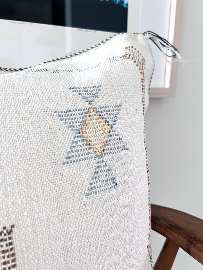 Daisy IV Moroccan Cactus Silk Pillow