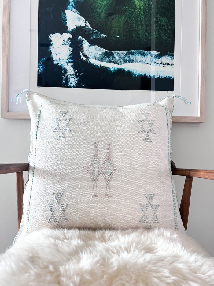 Daisy IX Moroccan Cactus Silk Pillow