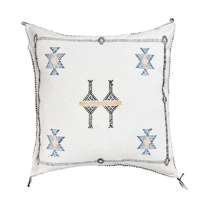 Daisy VII Moroccan Cactus Silk Pillow