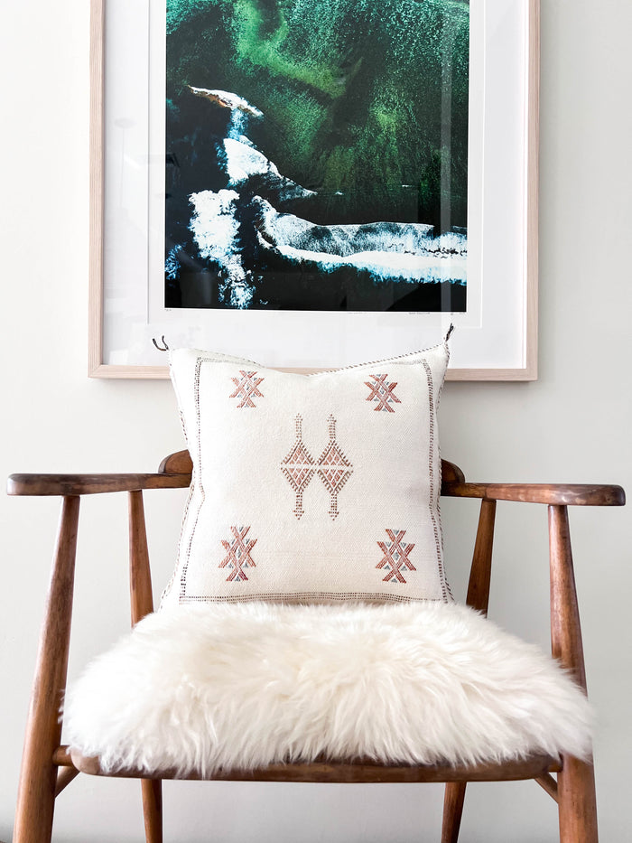 Daisy VIII Moroccan Cactus Silk Pillow