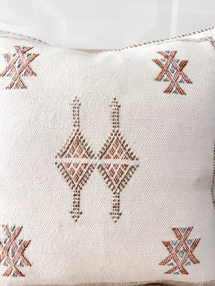 Daisy VIII Moroccan Cactus Silk Pillow